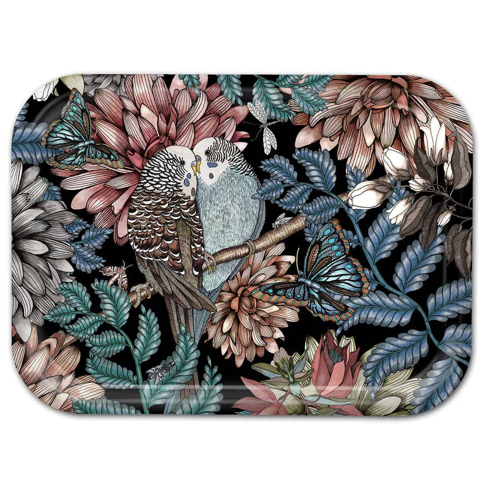 Lovebirds 27x20cm