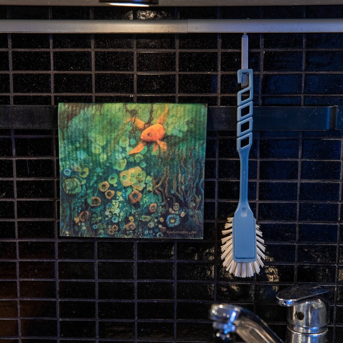 Diskduk, 7x8" (17x20 cm) den gyllene