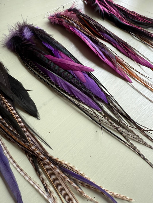 Fjäderörhängen långa