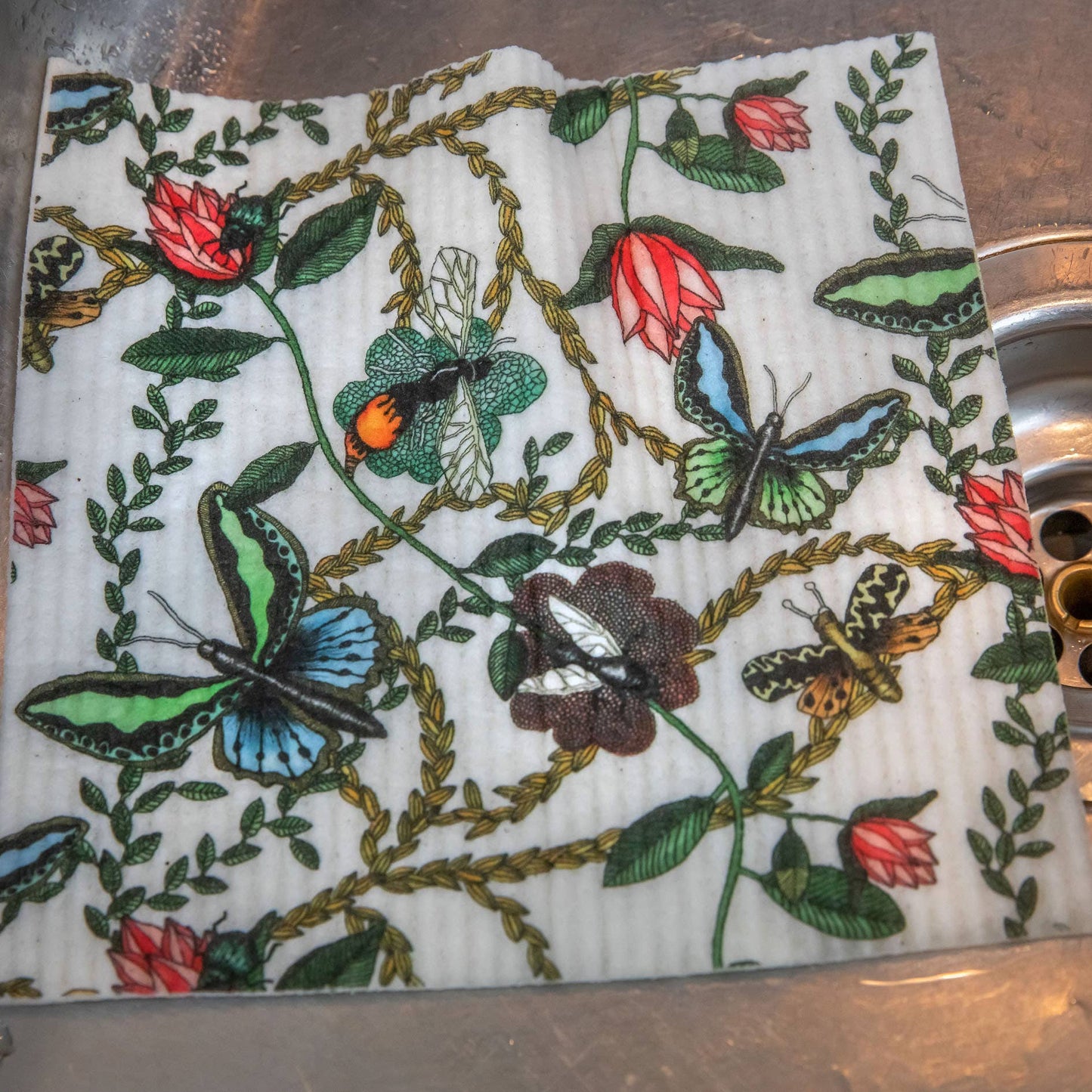 Disktrasa, 7x8 ”(17x20 cm) Bugs & Butterflies