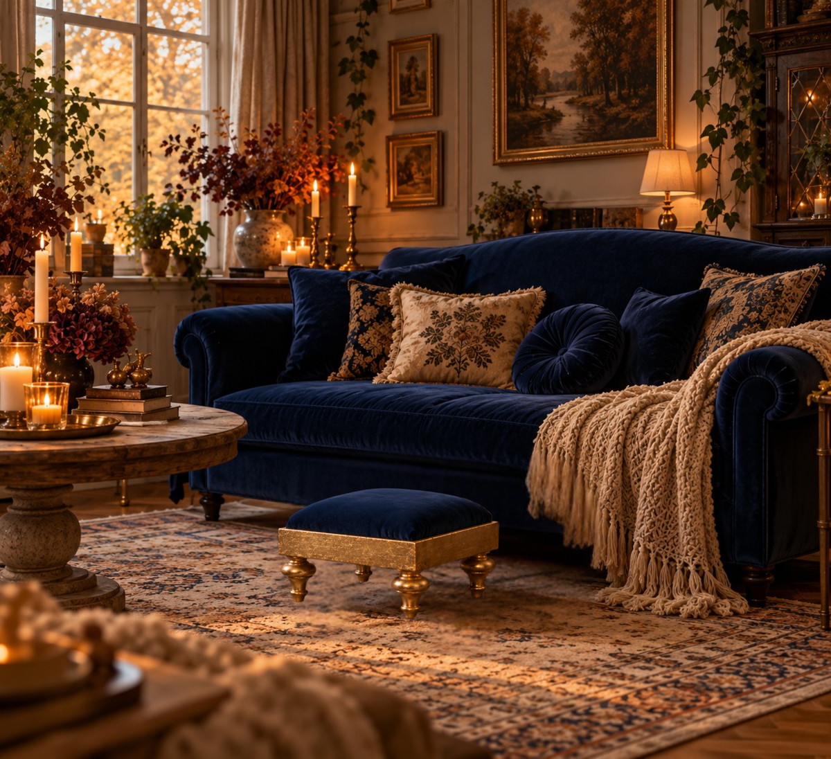 "Royal Blue" Fotpall